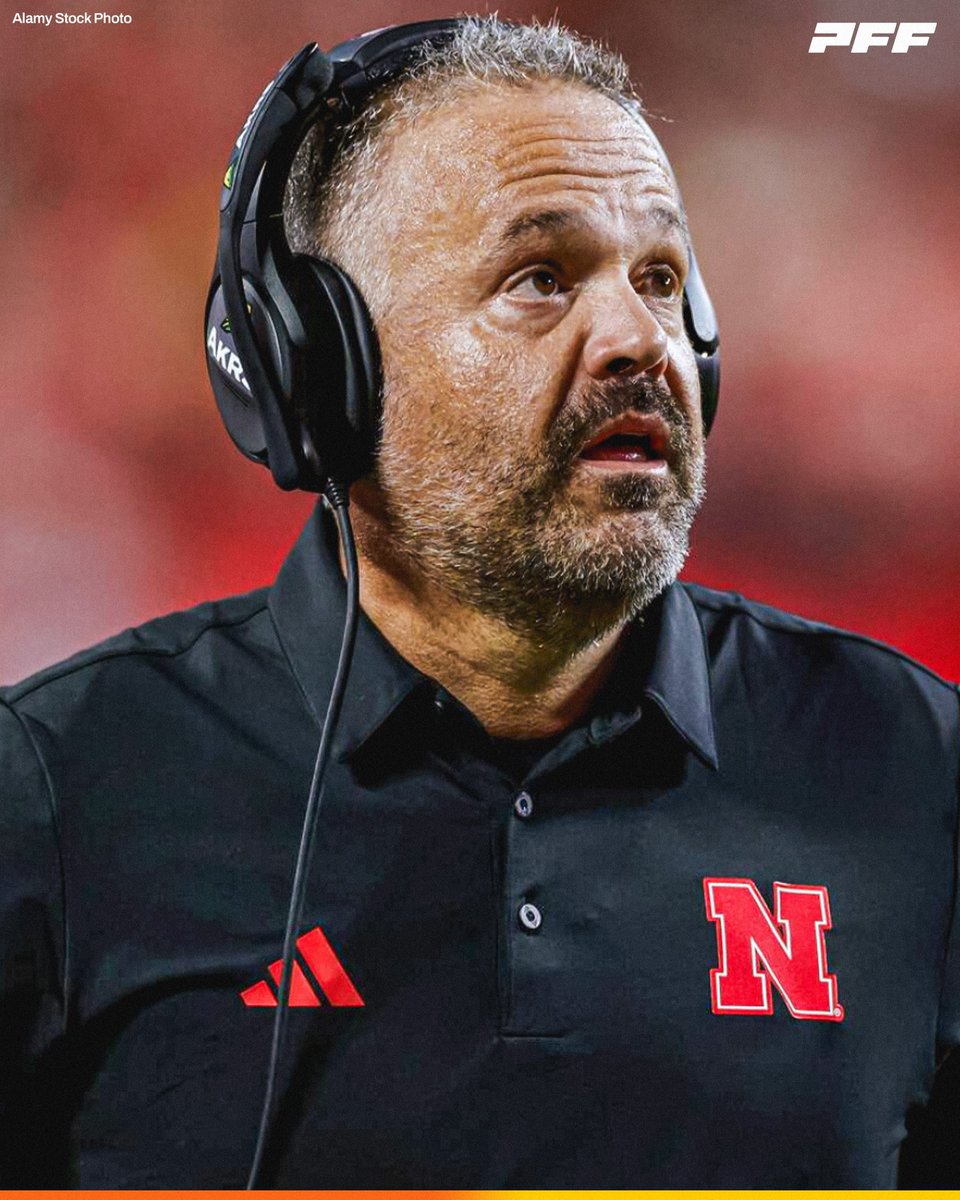 PFF_College's tweet photo. Nebraska is 4-0 for the first time since 2016🌽 https://t.co/d7KuHToQu7