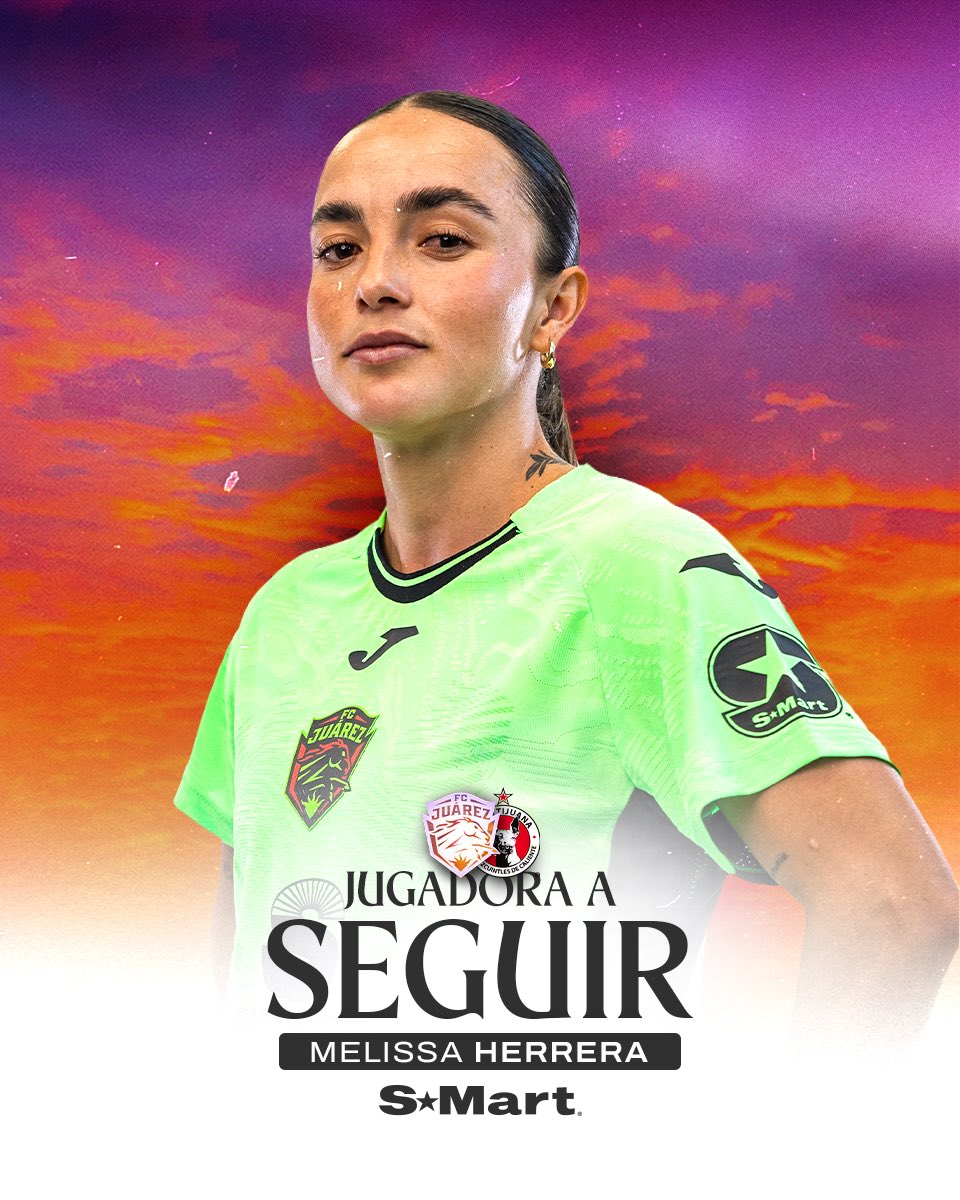 FemenilFcJuarez's tweet photo. Melissa Herrera es nuestra jugadora a seguir para esta tarde😤🔥🇨🇷

¡VAMOS MELI!🐎💚🫶🏻

Presentado por @TiendasSMart https://t.co/7oeock3u0A