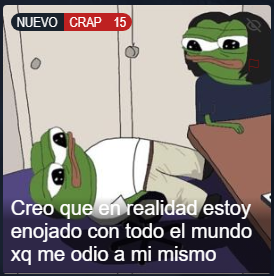 DevoxPosting's tweet photo. Y odio cada una de las desiciones que tome en mi vida por eso lo exteriorizo enojandome con todos xq me odio a mi mismo https://t.co/eebpLtzRVb