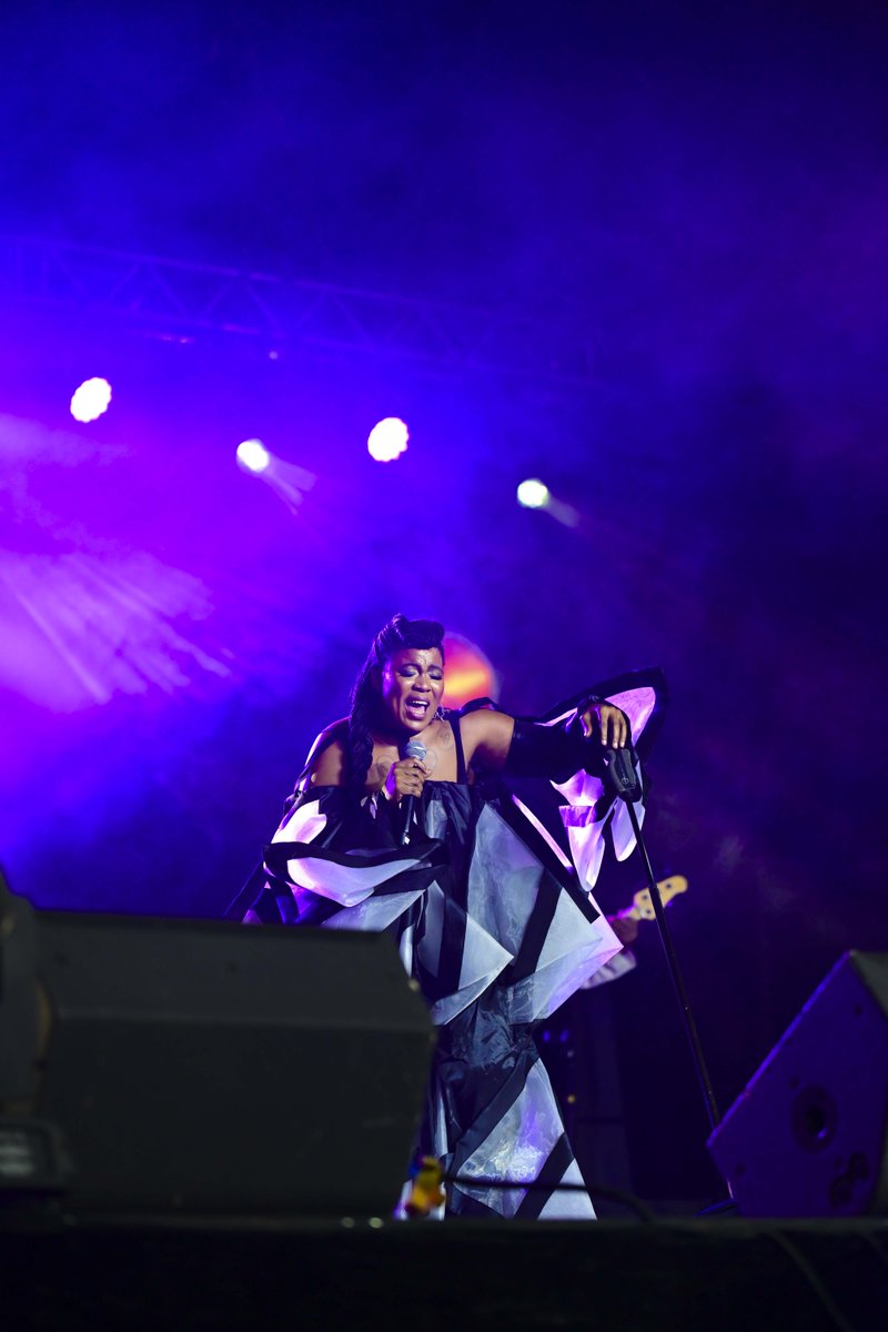 JoyOfJazz's tweet photo. THANDISWA MAZWAI returns with the commanding voice, bold artistry and unforgettable performance that have made her a South African icon. Be part of it, get your tickets now at Ticketmaster. #JazzReignited #SBJOJ2026 #TakeMeThere https://t.co/5e2SLI80oU