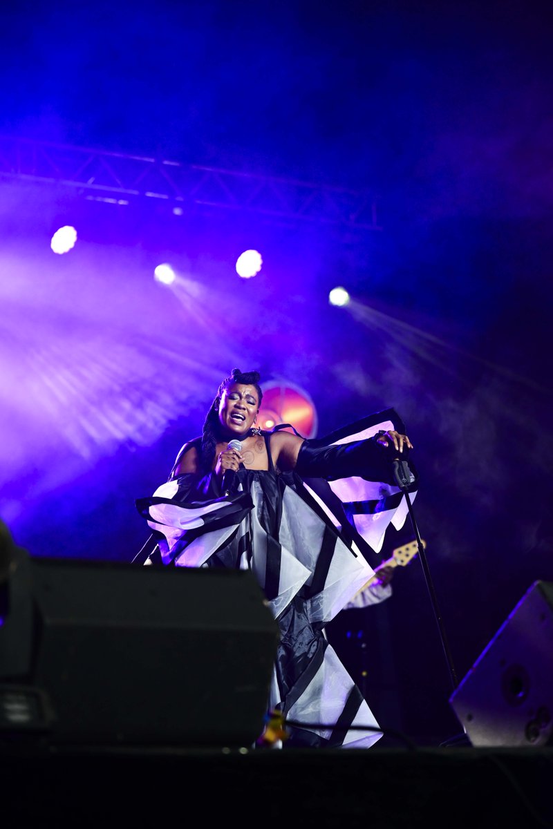 JoyOfJazz's tweet photo. THANDISWA MAZWAI returns with the commanding voice, bold artistry and unforgettable performance that have made her a South African icon. Be part of it, get your tickets now at Ticketmaster. #JazzReignited #SBJOJ2026 #TakeMeThere https://t.co/5e2SLI80oU