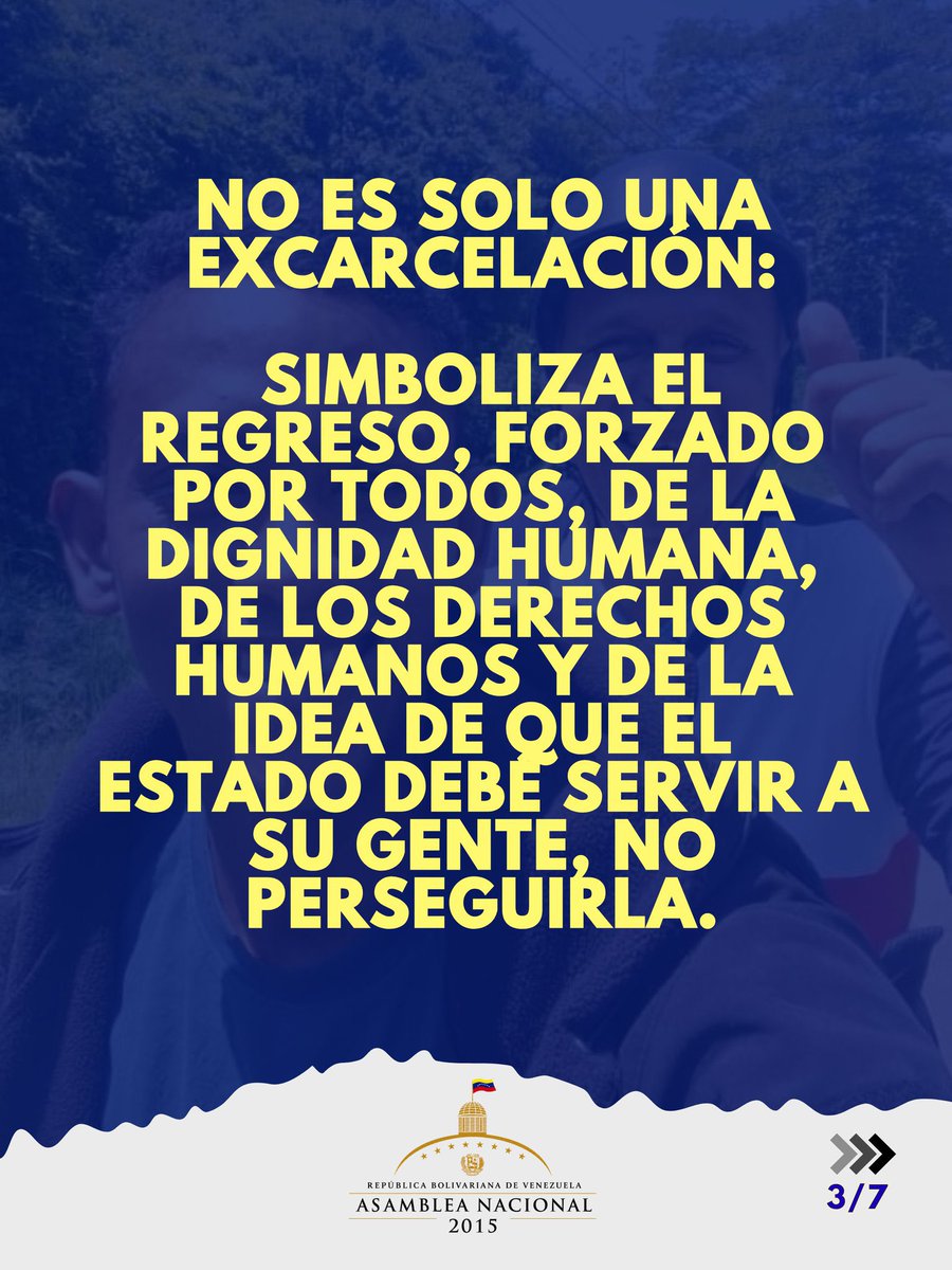Dinorahfiguera's tweet photo. Que sean todos libres los que hoy están tras las rejas por pensar diferente. Hoy en el marco del diálogo y de la reunión con familiares de presos políticos se abre una semilla de esperanza en la seguimos con determinación acompañando. 
Quienes integramos esta comisión también hemos sido víctimas de la cruda represión del Estado. Continuaremos junto a los presos políticos, a sus familias, a las ONG que los defienden, y a cada ciudadano que sueña con ver a los suyos reunidos en la Venezuela que merecemos.
Desde la Asamblea Nacional 2015, día a día seguiremos en esta exigente ruta para reconstruir las instituciones y condiciones que harán ésto realidad.
Estamos para servir a nuestra nación, y los necesitamos a todos libres para lograrlo.
#Libertad #transición #Democrática #AN2015