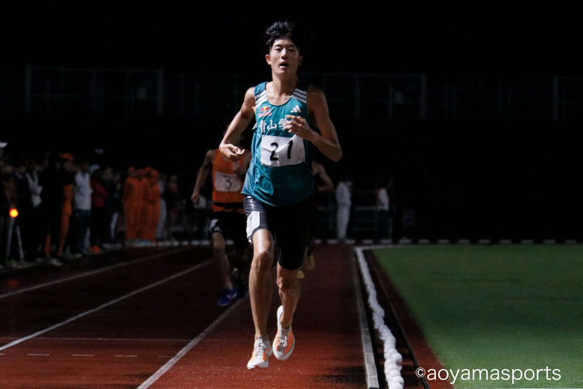 aosupo_rikujyo's tweet photo. #絆記録会

#男子5000m 6組

21着 #遠藤大成 14:09.67 
24着 #佐々木大輝 14:11.97
26着 #福冨翔 14:14.34
28着 #熊井渓人 14:15.97

#青学 #青学陸上 #青学長距離 #青学駅伝 #アオガチ #青山スポーツ https://t.co/LHkCJKyCd8
