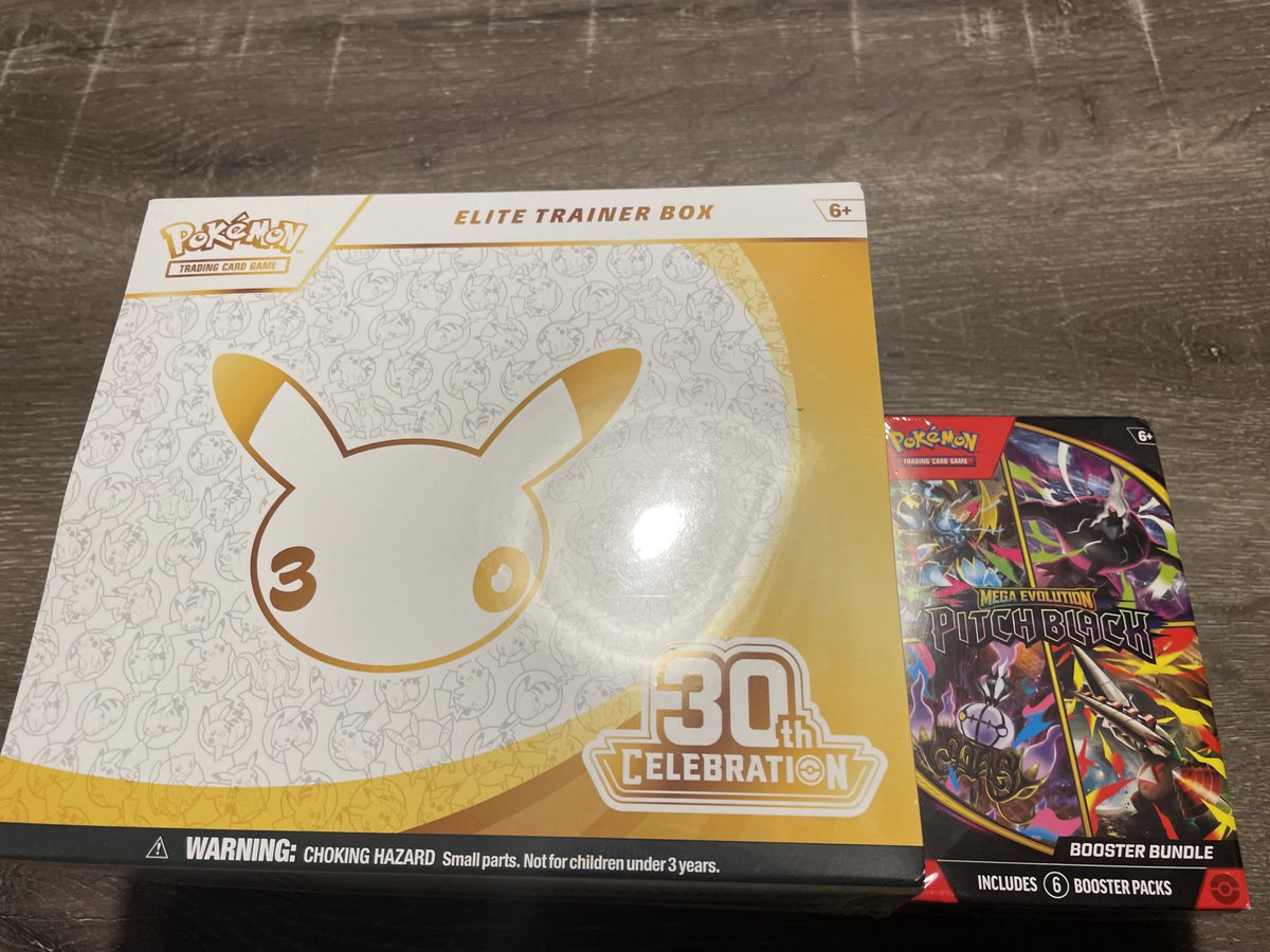 RIDA__VT's tweet photo. Did manage to pick up some pokemon tcgs but it’s not for what you may think.

I said this in stream before, I wanna plan a pokemon marathon that will involve opening these live after each generation game to make way for winds and waves.

But that depends if we can. https://t.co/APgu8XEG7v
