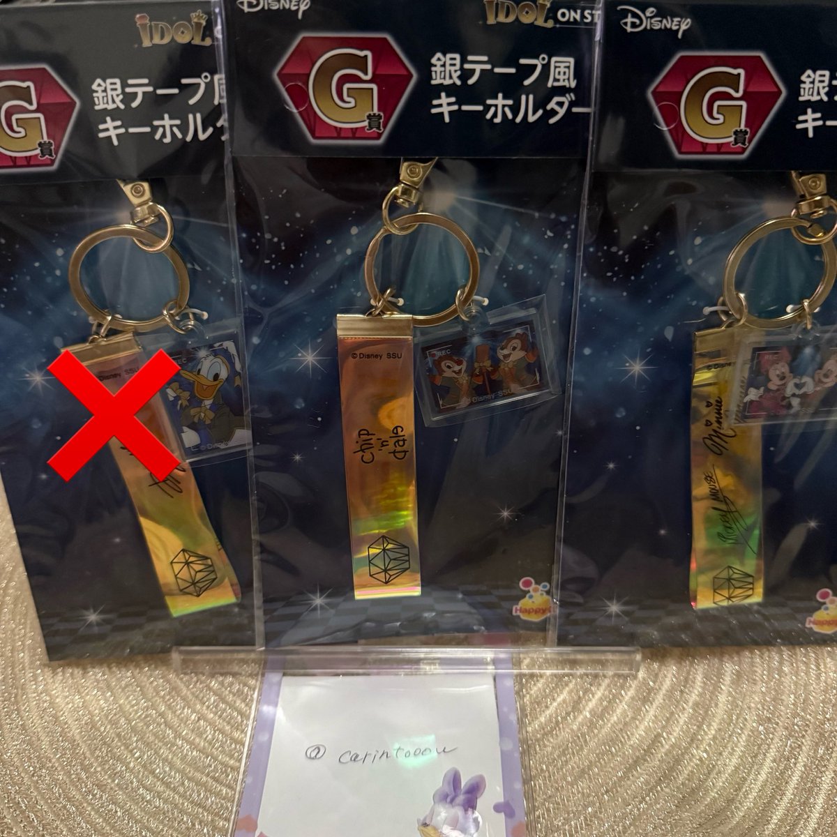 carintooou's tweet photo. 【交換】ディズニー Happyくじ IDOL ON STAGE

譲
G チップ&amp;デール、ミッキー&amp;ミニー
H ミッキー、ミニー、ドナルド
I ミッキー、ALL

求
F アクスタ(ミッキー、ドナルド、デイジー以外)
定価+送料

郵送or福岡市内
送料差額発生時は要相談 https://t.co/xEPlwD6P5L