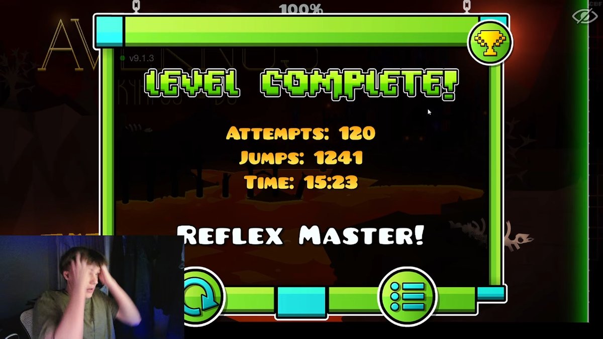 mealyclan's tweet photo. the goat @LAM1NGTON has beaten AVERNUS https://t.co/4b6Ut7sFXE