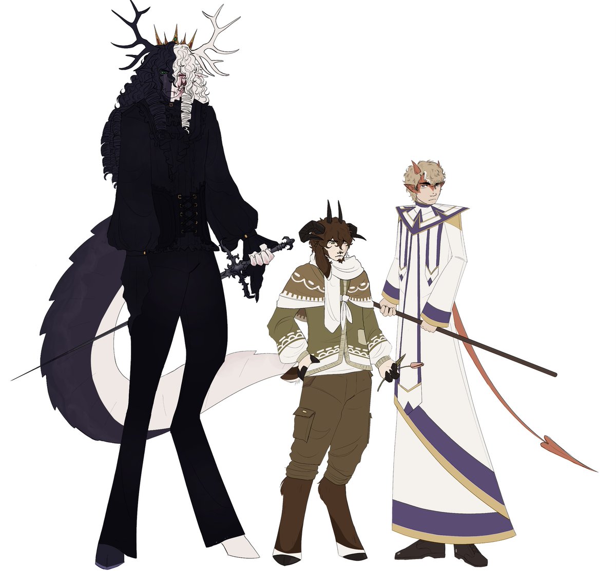 Fawntolagiez's tweet photo. Hello little post canon bench trio what are you doing on my screen even ?????

#dsmpfanart https://t.co/bT5Esl3tgA