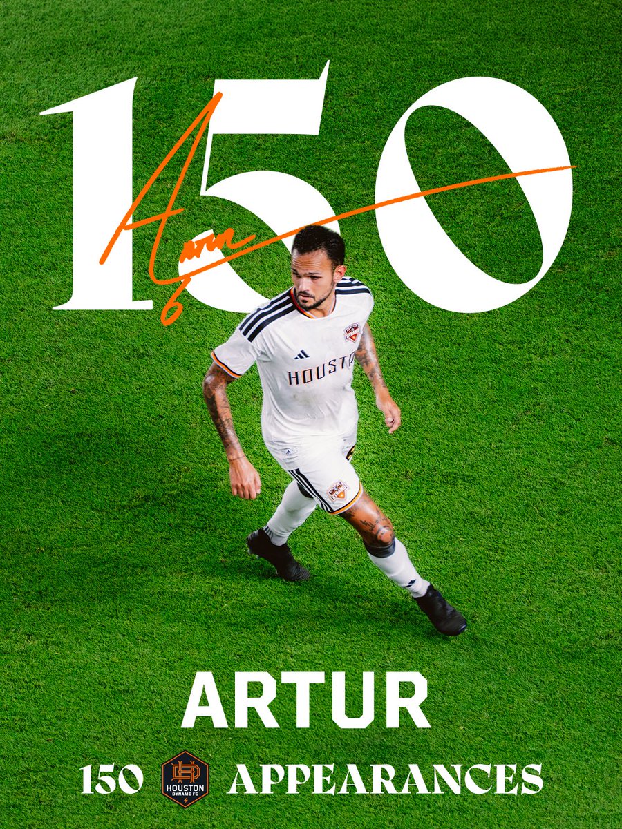 HoustonDynamo's tweet photo. 150 DYNAMO CAPS FOR CAPI 🫡

Always proudly represents the badge 🧡 https://t.co/NvCO55XK6c