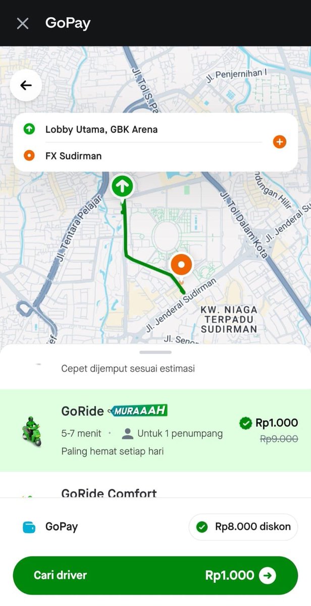 RobiatulA76574's tweet photo. lagi ngatur pengeluaran harian biar nggak boros, terus kepikiran cek layanan goride di gopay 👀 ternyata ada promo perjalanan yang lumayan banget, jadi makin kerasa Gojek Lebih Murah DiGoPay https://t.co/DN9LGCdrpf