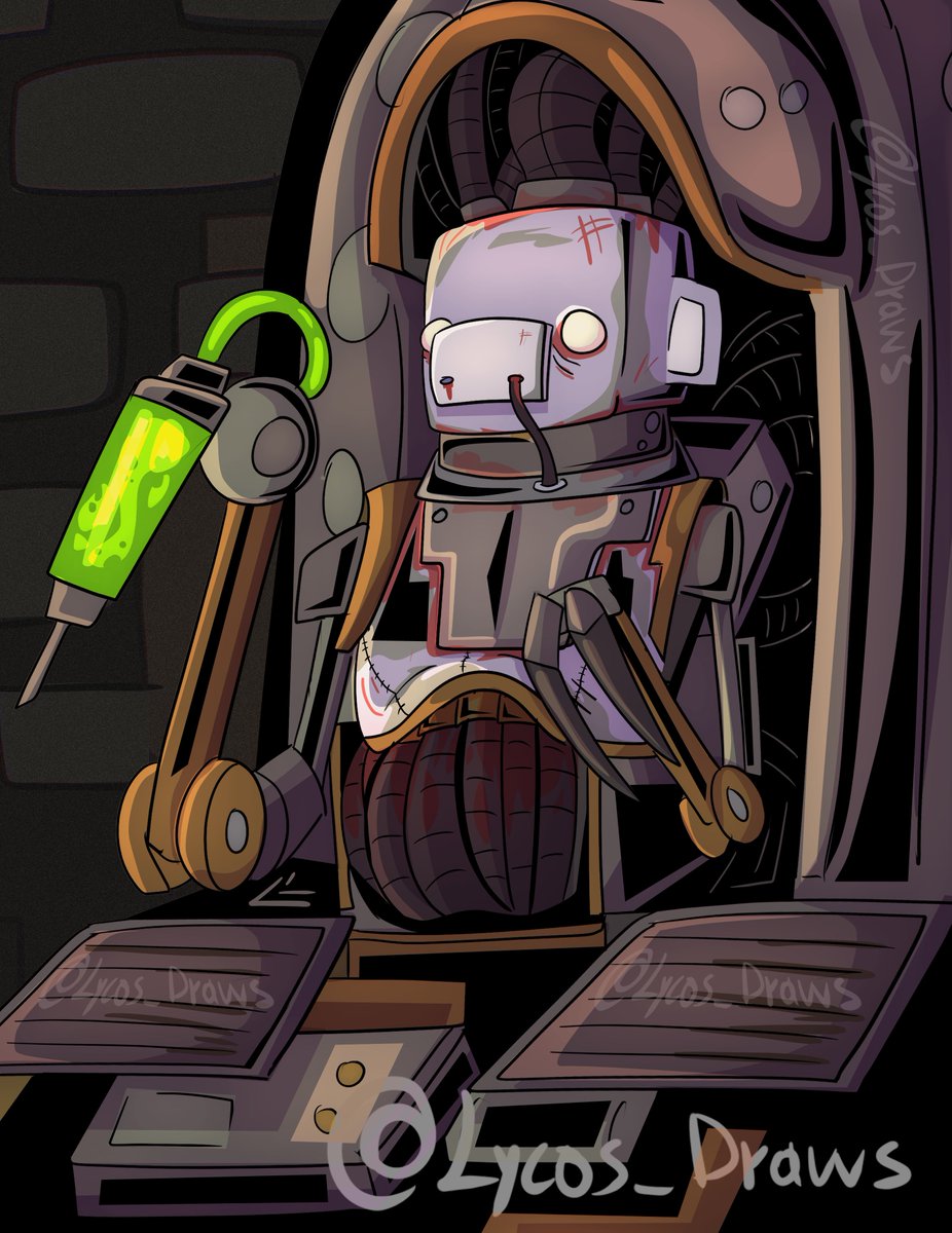 Lycos_draws's tweet photo. FUCK YOU AND YOUR 10MB LIMIT ASSHOLE
#warhammer #warhammer40k #wumpus #servitor https://t.co/j8qGRsNsxI