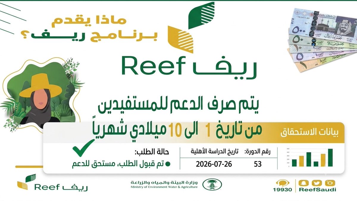 Ro76113271's tweet photo. ما ش��ء الله.. قدمت لها بريف وجاها قبول تبارك الله 🤍🤍🤍🤍
- 
#دعم_ريف |#ريف_السعودية

@ReefSaudi https://t.co/FrPV09HYBs