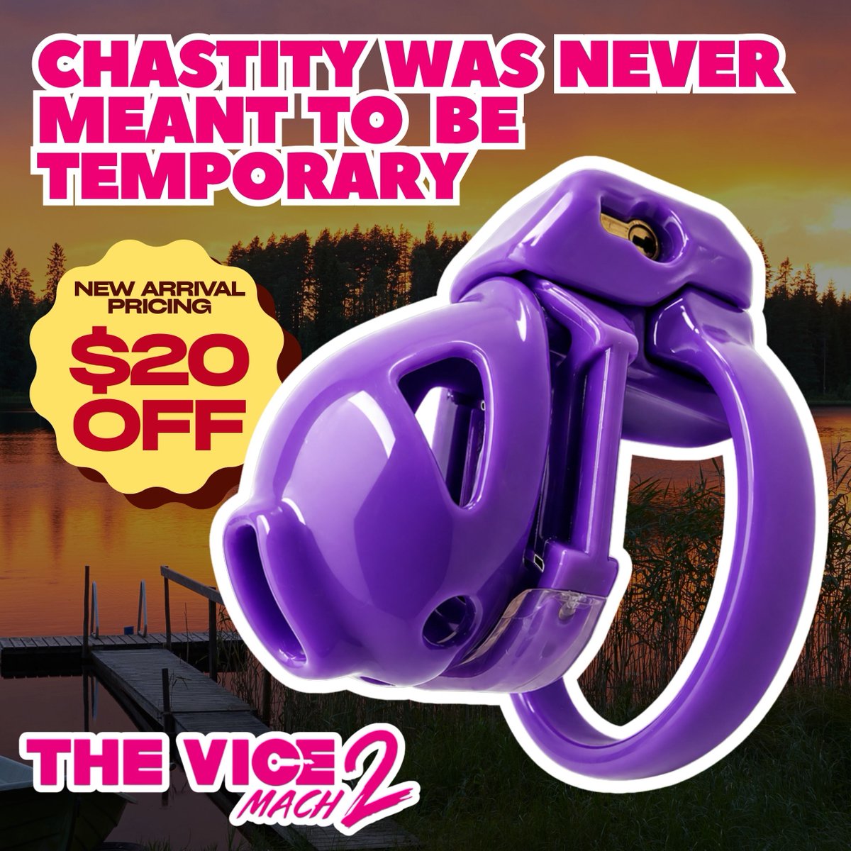 lockedinlust's tweet photo. -The Vice Mach 2-
  
This is the evolution of chastity. 

Escape is no longer an option.

Shop Now: https://t.co/XTgjIcTjc7
 
#TheViceMach2 #LockedInLust #NoEscape #ObeyTheVice #ChastityReinvented #TheVice https://t.co/SfNrMtzx9C