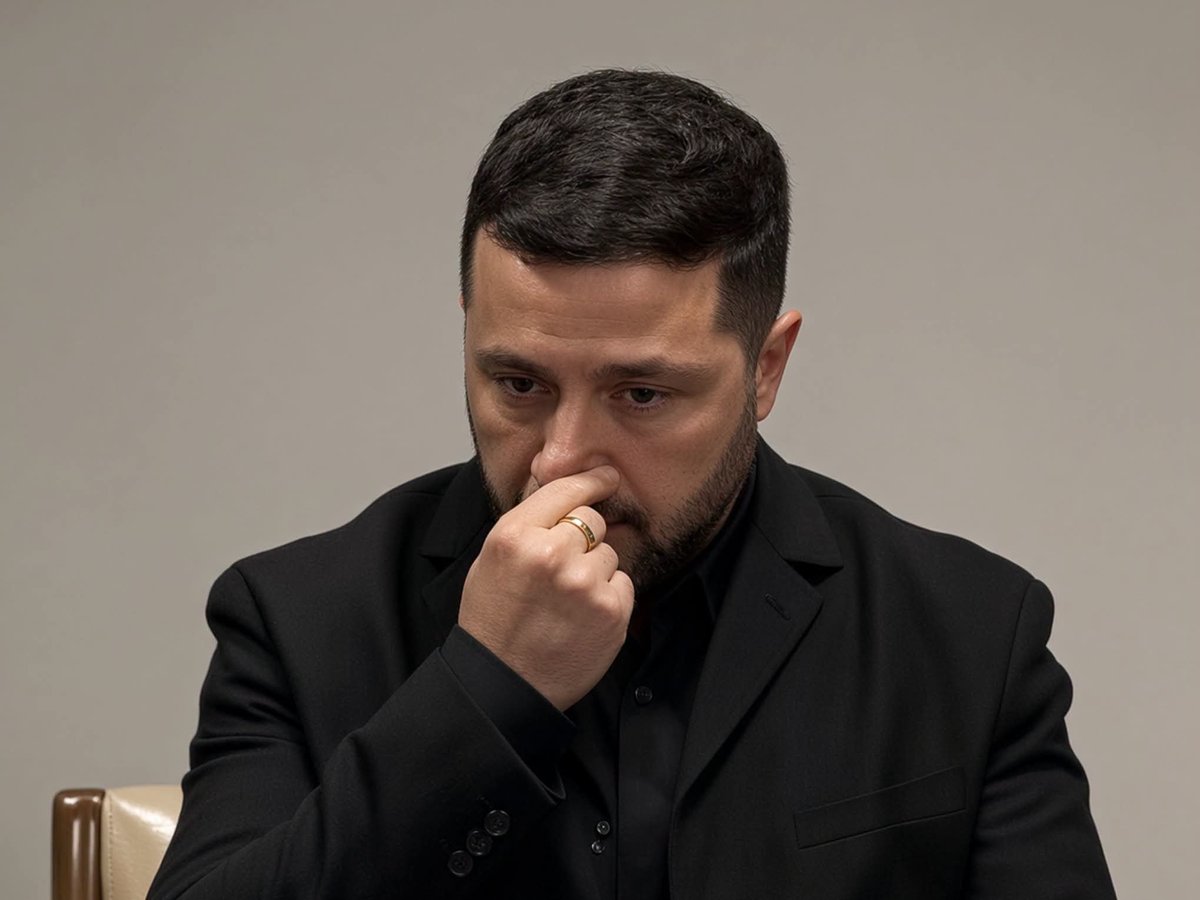 janninereid1's tweet photo. Zelensky kept touching/rubbing his nose during a recent press conference. 😏🤔

Allergies? Itchy nose? Nervous tick? https://t.co/toGmf9eMZK