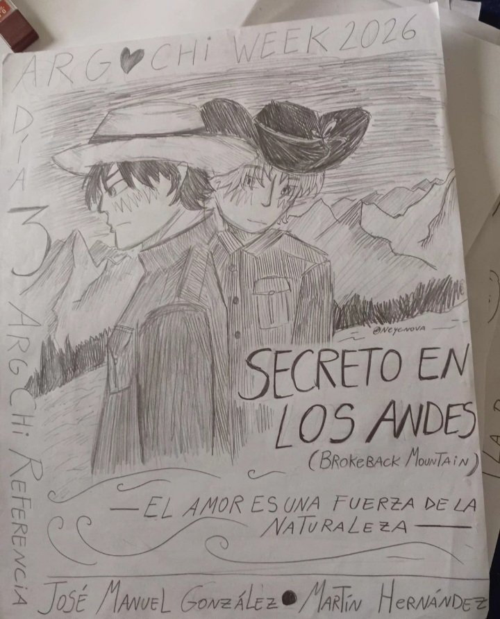 SoloAllertse64's tweet photo. Holiiii, he aquí el día 3 de la #argchiweek2026 ^^. Es "#argchi referencia" https://t.co/WXMcZINr61