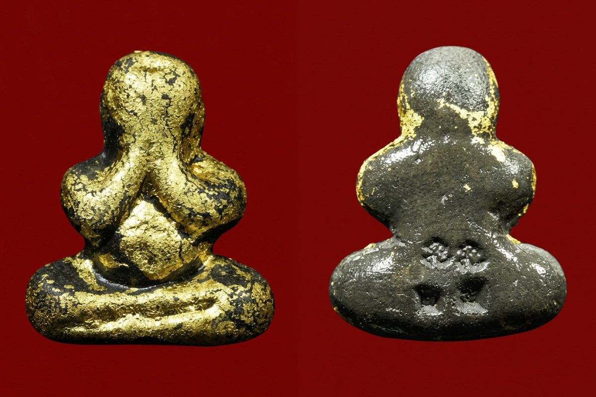 Maxamulet's tweet photo. 必达佛，龙婆纳瓦塔拉佛寺，佛历2569（2026年）。现场倒模版本，只制作了29尊而已。 https://t.co/nXXOWNEhVC
