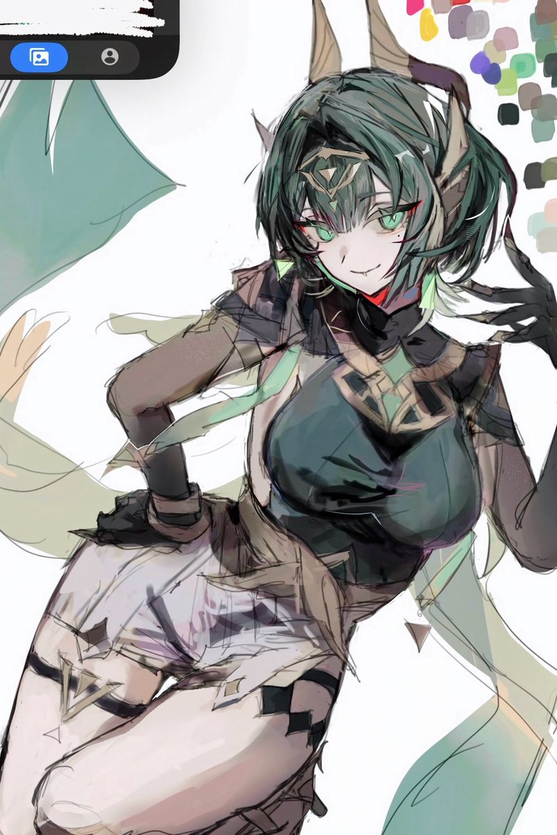 asagi__yue's tweet photo. 悲しいので描けてたところまで https://t.co/cVf36KtZLK