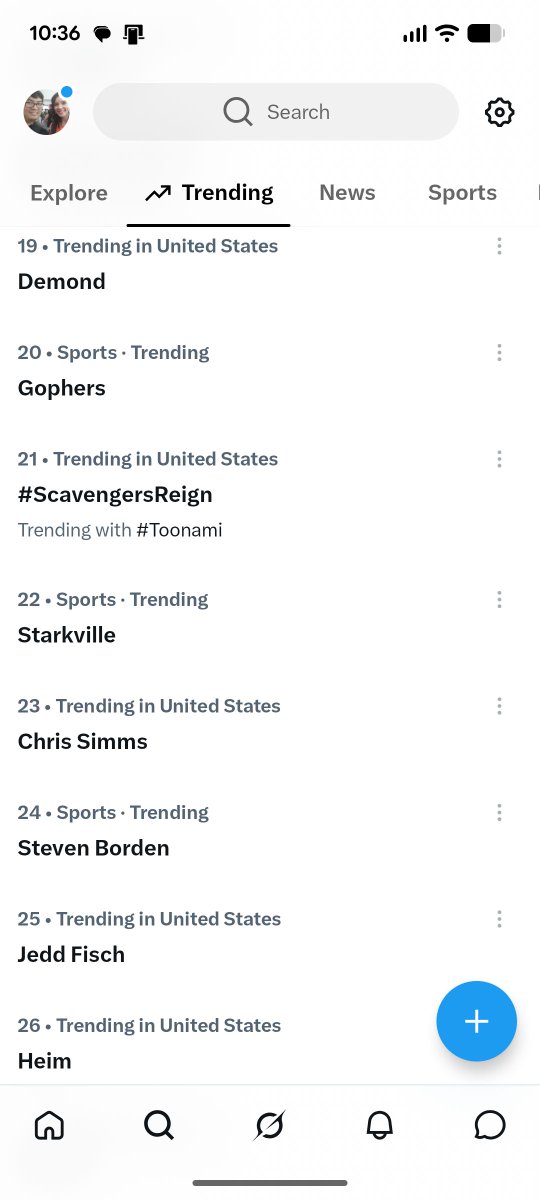 ToonamiSquad's tweet photo. Trending News: #ScavengersReign is trending in the US alongside Toonami. https://t.co/d3HaGJpM3C
