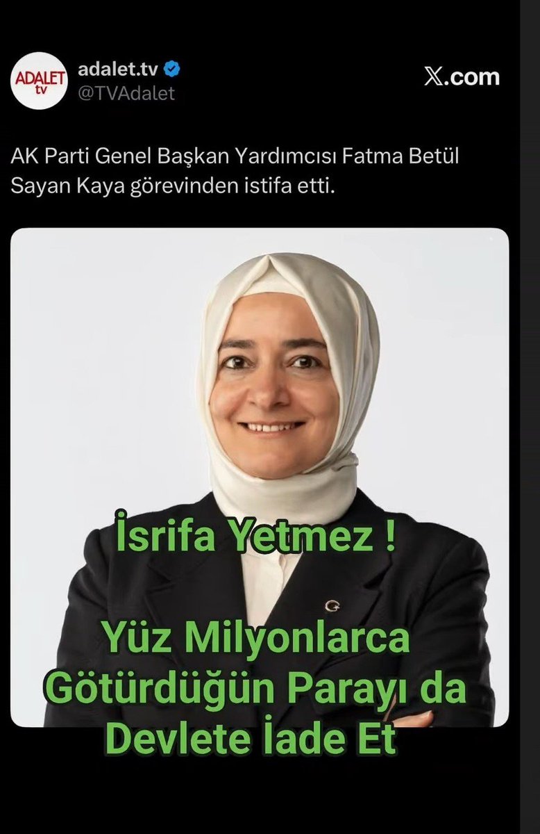 HaticeK63179742's tweet photo. İstifa yetmez‼️
#DestekDeğilSeyyanenZam https://t.co/hckxyKSazF