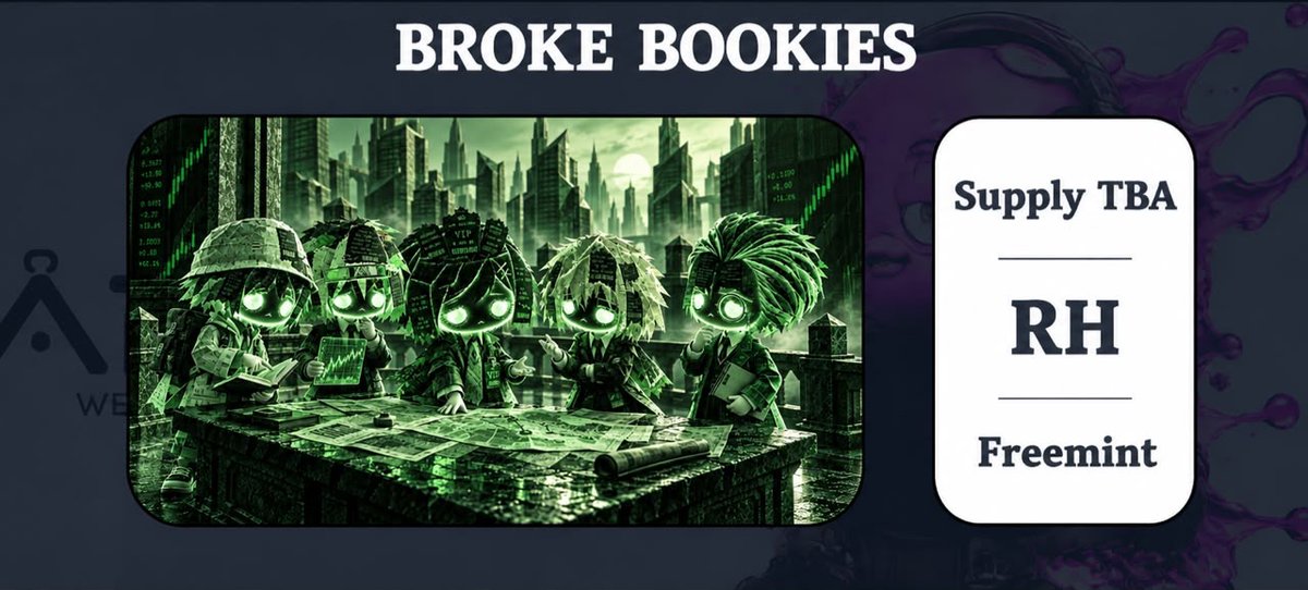 Amordeev's tweet photo. Freemint  Raffle 

💌 3 GTD + 10 FCFS 

Follow @brokeb00kies &amp; @Amordeev 

RT + Drop EVM wallet. 🔮💜 https://t.co/dD7jrY6aB9
