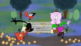 BrianRoses84y's tweet photo. @WaxinGibbonz Like the designs, the designs for porky and daffy in the short are actually charming, i would've killed for them to be more in style with the actual 7 arts models instead of "what we think when we hear cheap 60s animation" https://t.co/kXFIIxsWft