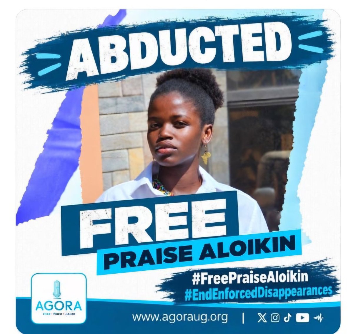 NubianBukenAli's tweet photo. The reported arrest and incommunicado detention of activist Praise Aloikin by security forces is deeply concerning. If she has committed any crime, produce her in court immediately—not in a basement. Free speech is a right, not a crime. https://t.co/DDcsHrhEsM
