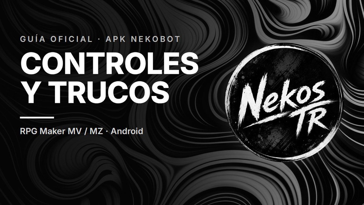 NekosTRgk7k's tweet photo. Subimos una guía sobre los controles y trucos de los APK.
https://t.co/b9QYMlaxmN https://t.co/7PsH4E35nT