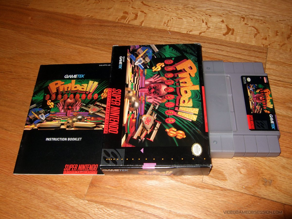 matthewhenzel's tweet photo. Some SNES / SFC video pinba games. https://t.co/QVUVNcRCPE