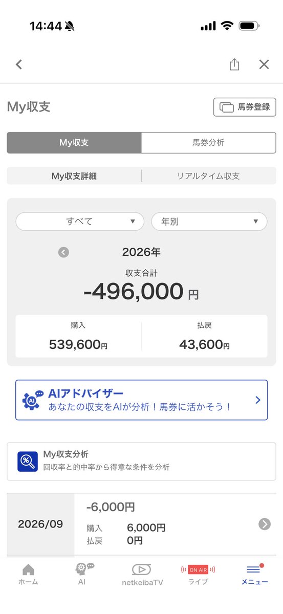 mag7_pisa's tweet photo. 今年も秋のG1シーズンがやって参りやした……

ここで収支を確認してみましょう。
#金返せ https://t.co/SBILxylRU6