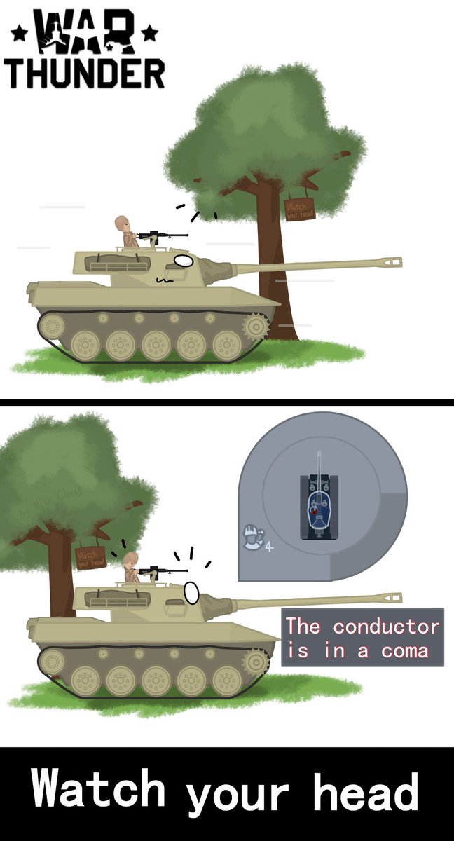 BlueCloudand76's tweet photo. Watch your head！
#WarThunder https://t.co/ClqbkgaF5q