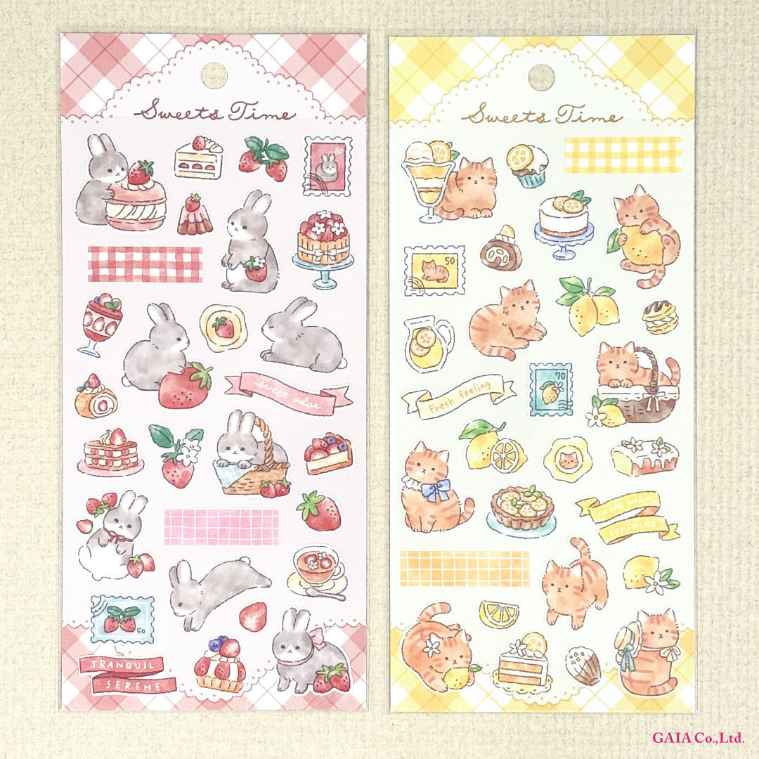 gaia_stationery's tweet photo. #スイーツタイムシール は、
「イチゴ」がレッド❤️×うさぎ
「レモン」がイエロー💛×にゃんこ
「ブルーベリー」がブルー💙×アヒル
「リンゴ」がグリーン💚×わんこ
「ブドウ」はパープル💜×ふわふわねこ
「チョコレート」がブラウン🤎×くま
の6柄展開です🍓🍋🫐🍏🍇🍫

#キャンドゥ #gaia沼 https://t.co/Iy4WuwRhxr