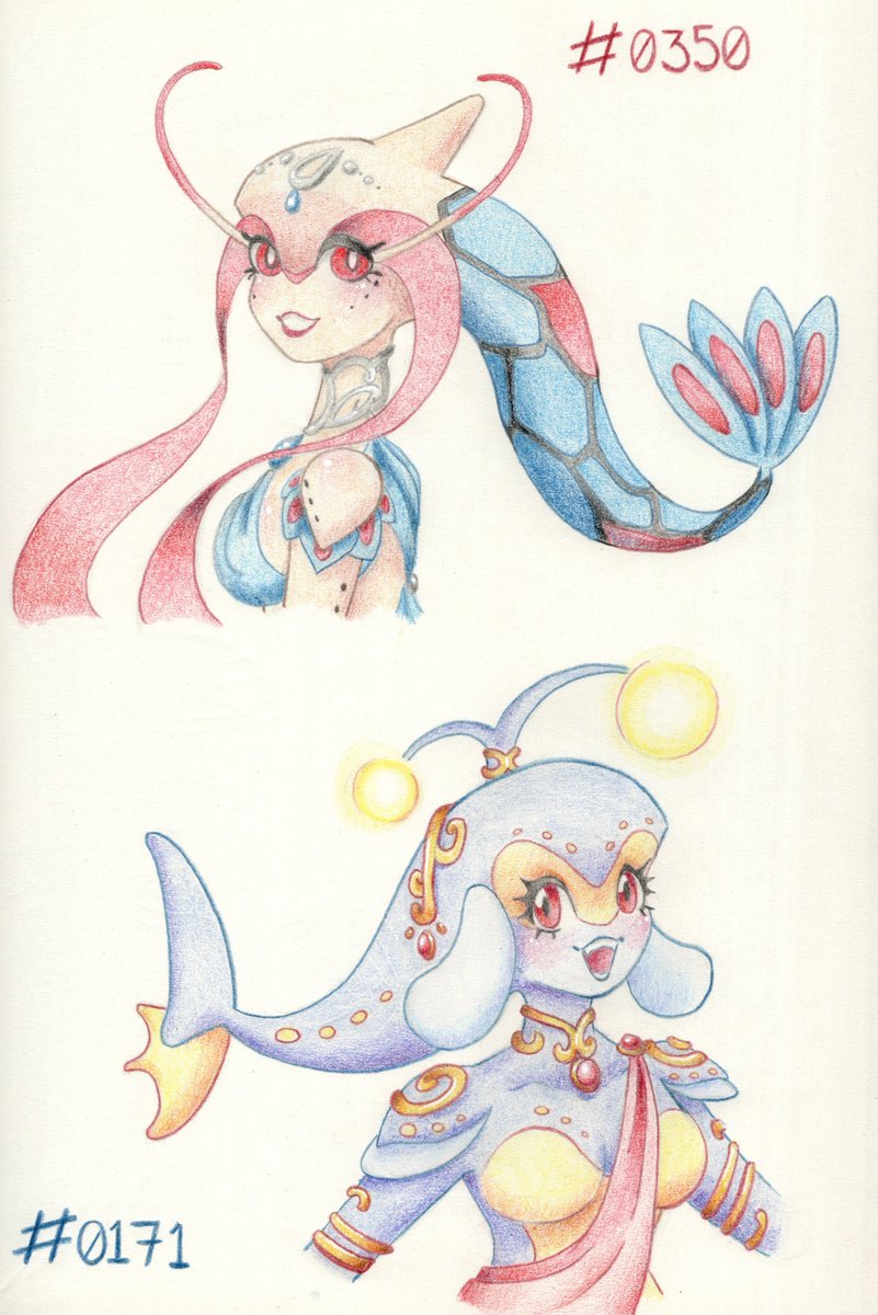 SensChocoStraw's tweet photo. I was thirsty for designing characters, so I made Pokemon Zora. I'm pretty happy with them! I wonder which ones I should do next...

#zora #zoraoc #OC #LoZ #BotW #TotK #LegendofZelda #pokemon #Milotic #Lanturn #TheyAreSoPrettyImSoProud https://t.co/luiURHSi8p