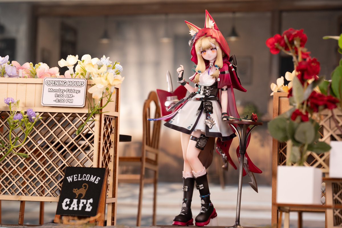 MTSY31's tweet photo. ロッシー 〜ひとときの休息〜
スケール：1/7
ブース番号：W2-J5-07
価格： 1200元/体
販売数：15体

原画：总裁回国的白月光
原型：@MTSY31
塗装：@suda99873  
摄影：纸

上海WF2026に参加いたします。

#Rossi #ArknightsEndfield #ScaleFigure #WF2026上海 https://t.co/oaMyj4Eax3