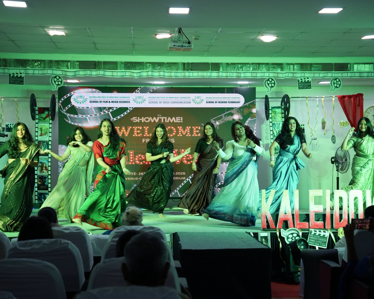 KIITUniversity's tweet photo. We at KIIT warmly welcome the newest members of the School of Film &amp; Media Sciences, School of Mass Communication, and School of Fashion Technology.

Here’s to new ideas, creative journeys, new friendships and countless memories ahead. Welcome to KIIT! https://t.co/Gf6tt7jxAY