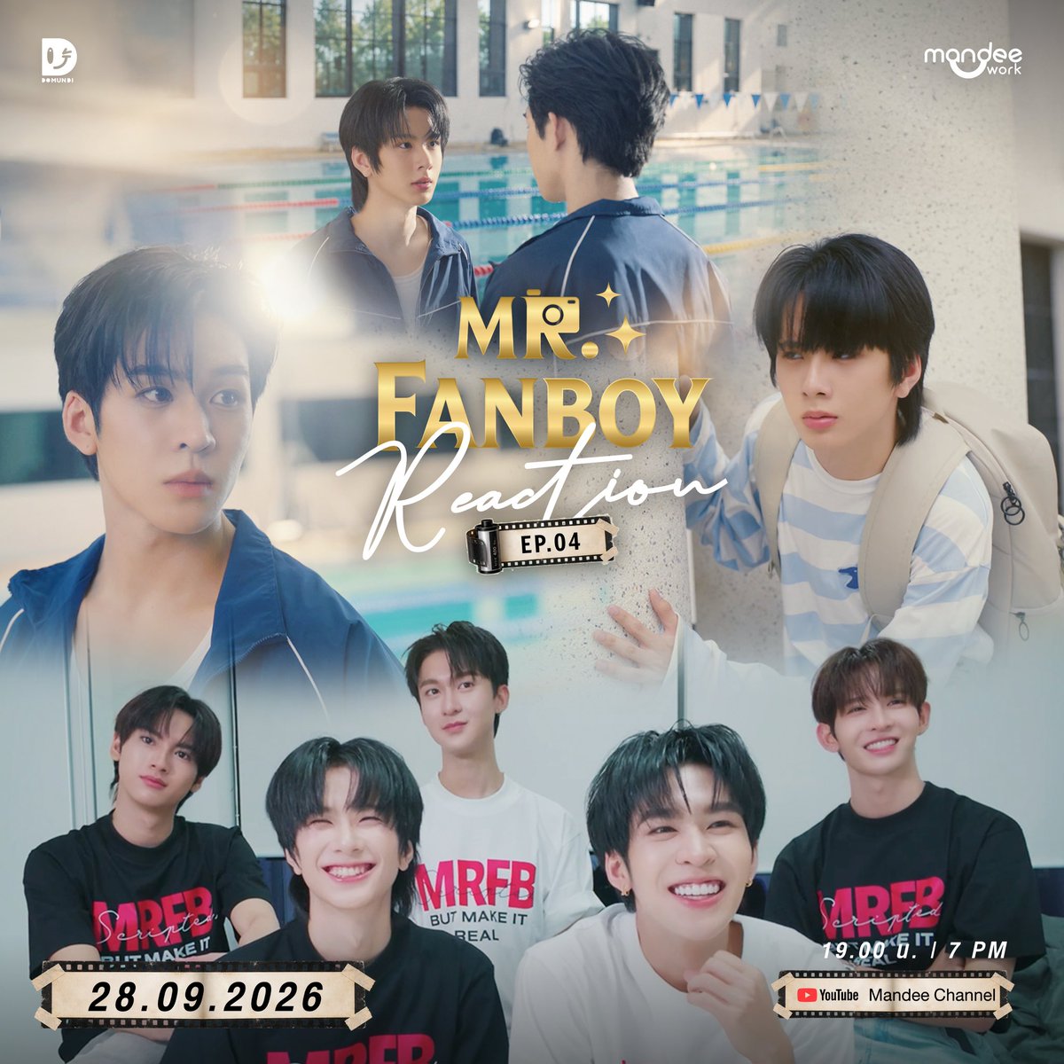 MrFanboySeries's tweet photo. พรุ่งนี้! เตรียมตัวมารับชม Reaction “รักสุดใจนายแฟนบอย Mr. Fanboy Series EP.4”  ของเหล่านักแสดงไปพร้อมกัน 📸✨

🗓️ : 28.09.2026
⏰: 19.00 น. | 7 PM (GMT+7)
🎞 Youtube : Mandee Channel
#️⃣ : #.ReactMrFanboyEP4

MR FANBOY CHAPTER 4
#MrFanboyEP4
#รักสุดใจนายแฟนบอยSeries
#MrFanboySeries 
#MandeeWork