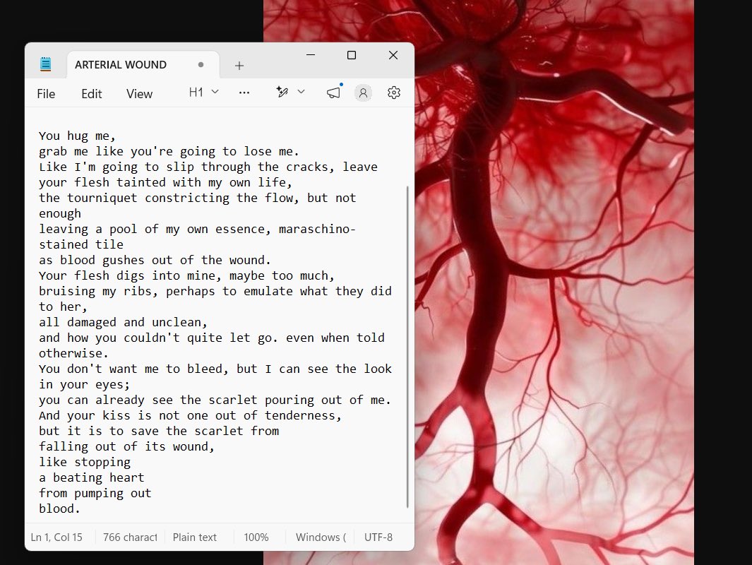vampsreverie's tweet photo. arterial wound, open cavity https://t.co/5i9zIQXCUz