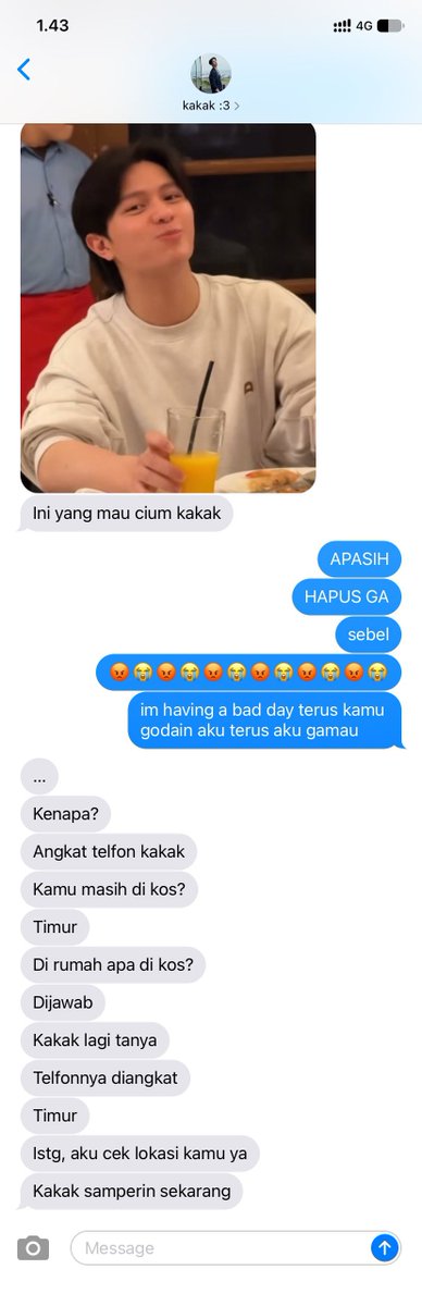 deanmothism's tweet photo. #williamest one tweet local au ☆
w as timur—e as erlang #timlang
si kakak lagi mau tengil tp si dd have a bad day 😞 https://t.co/OuSxsi36zb