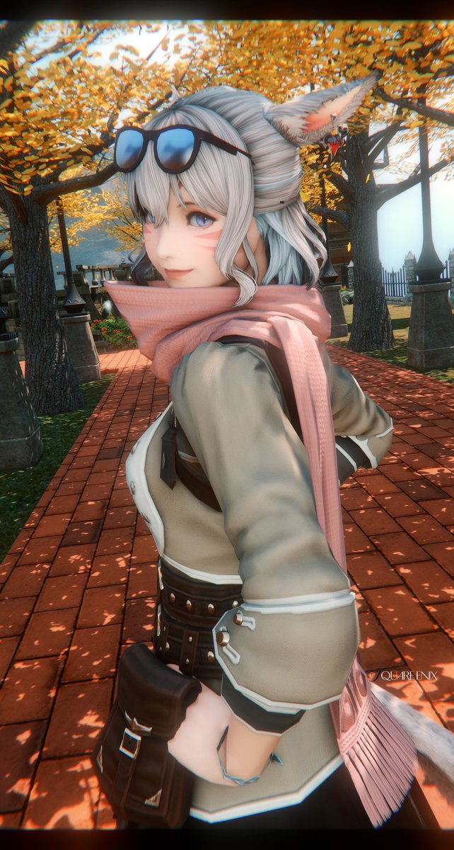 moco_p_3's tweet photo. 並木道行ってきました！
秋ですね〜🍂

#パンデモ並木道 #ミコッテ #FF14SS https://t.co/DkOdPDr9H8