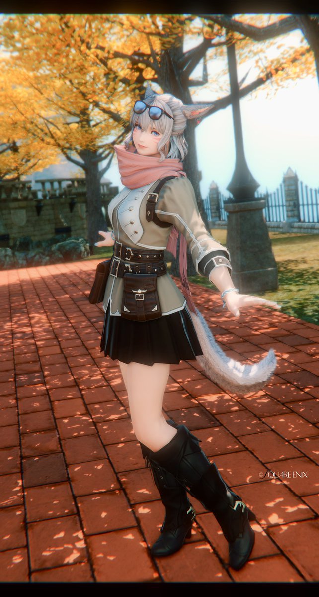 moco_p_3's tweet photo. 並木道行ってきました！
秋ですね〜🍂

#パンデモ並木道 #ミコッテ #FF14SS https://t.co/DkOdPDr9H8