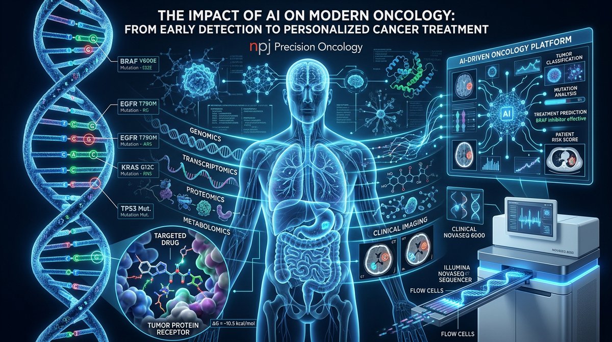 realnehalhas9's tweet photo. AI is reshaping precision oncology, yet clinical translation demands solving multimodal data integration while applying differential privacy to protect sensitive genomic profiles.

#PrecisionMedicine #MedicalAI https://t.co/0gDw1lKaH1