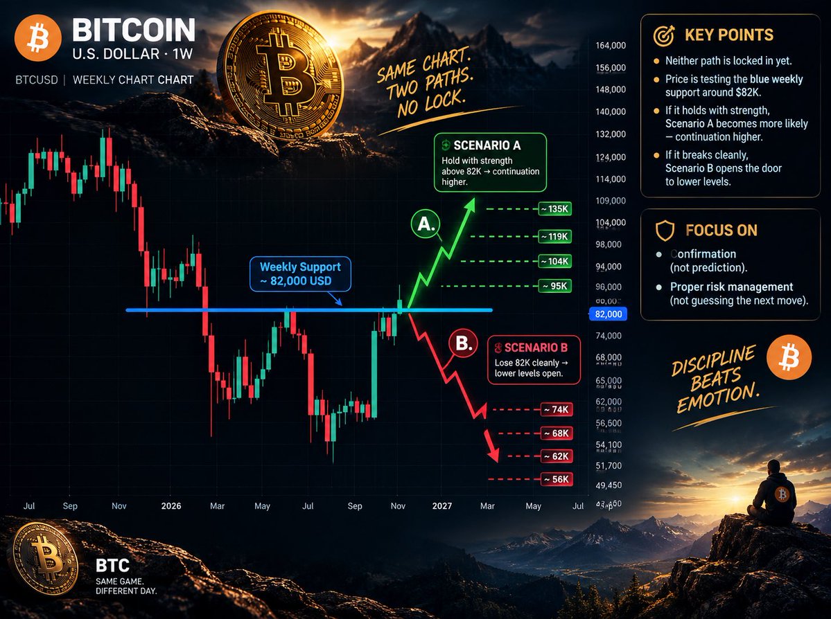 Bitcoinway2030's tweet photo. Focus on confirmation and proper risk management rather than trying to guess the next move https://t.co/8rafJZh9YM