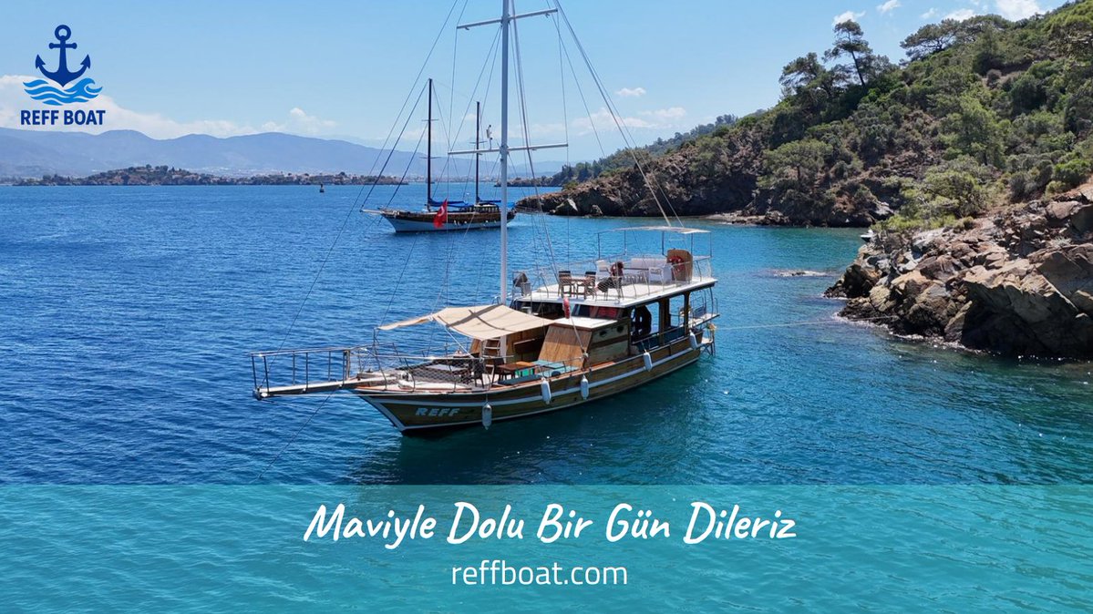 ReffBoat's tweet photo. Maviyle Dolu Bir Gün Dileriz 🌊
Maviyle dolu bir gün için rotanız Fethiye olsun. ⛵ Reff Boat ile aile dostu 12 Adalar tekne turuna katılın.
📞 +90 534 747 09 92
🌐 https://t.co/qvPZirnAJT
📸 IG: reffboat | FB: boatreff
#FethiyeTekneTuru #AileTeknesi https://t.co/RhOI7gGOqX
