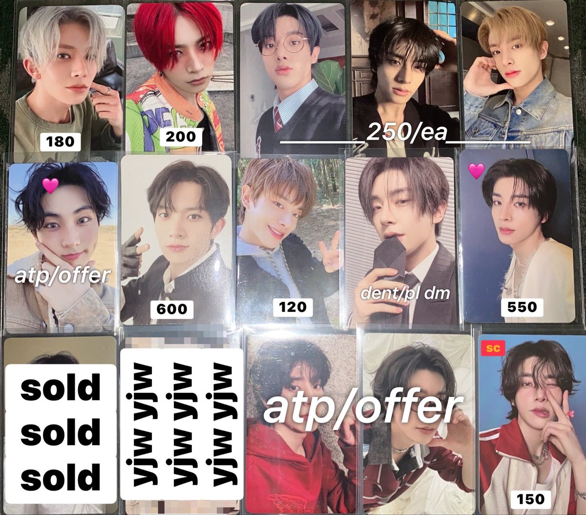 naauwongf's tweet photo. wts lfb aab buyer aab enhypen photocard 🛒rt

>> Reprice
• ready INA🇮🇩
• keep with dp✅
• 🩷=sealed
• fp/sp
• sensi buyer ❌
• waste time + hnr❌
(spill blok❗️)

𐔌💌 ͡𐦯 dm for purchase
tag. wts #ensell jungwon heeseung jay jake sunghoon gloves gakuran 엔하이픈 포카 양도 https://t.co/aIS5ouMoWW