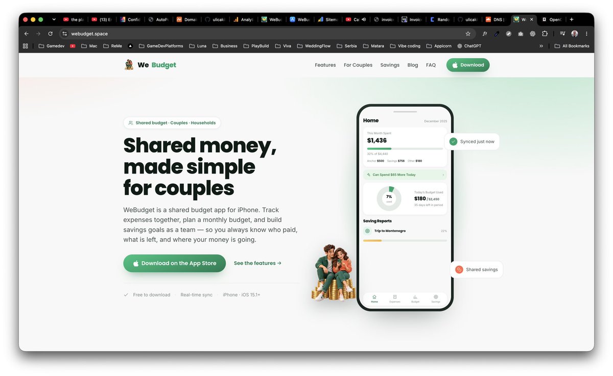 MOulitzky's tweet photo. Don’t forget to create websites for your mobile apps for SEO and GEO traffic.

Created all this in the same time with one prompt for each (including deployment)

Connected to them GA4 and google search 

Also each have a system for auto posting SEO optimized blogs 

 https://t.co/TvIYMS3Ib6
https://t.co/8EpXesaLpm
https://t.co/qHmevJpZl8
https://t.co/yrtO4TB4KZ
