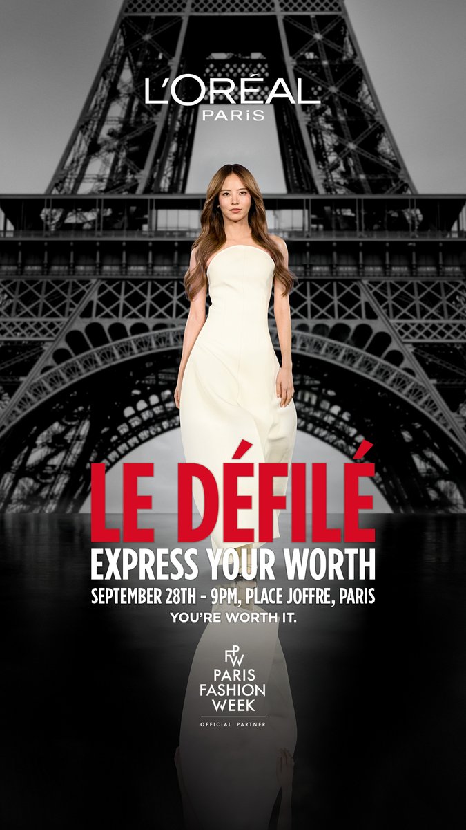 LOrealParisTH's tweet photo. 𝐈𝐭’𝐬 𝐭𝐢𝐦𝐞 𝐭𝐨 𝐞𝐱𝐩𝐫𝐞𝐬𝐬 𝐲𝐨𝐮𝐫 𝐰𝐨𝐫𝐭𝐡 𝐰𝐢𝐭𝐡 𝐍𝐲𝐜𝐡𝐚. @nuttanichanchd 🤍

Find your light and step into the spotlight.
On the runway and beyond, own who you are.

เตรียมนับถอยหลังสู่รันเวย์ระดับโลก 𝑳𝒆 𝑫é𝒇𝒊𝒍é 𝟐𝟎𝟐𝟔 ณ ใจกลางกรุงปารีส

📅 พบกันวันที่ 28 ก.ย. 69 เวลา 21:00 น. (เวลาประเทศฝรั่งเศส) หรือ วันที่ 29 ก.ย. 69 เวลา 02:00 น. เป็นต้นไป (เวลาประเทศไทย)

รับชมถ่ายทอดสดผ่านช่องทาง YouTube: L’Oréal Paris
🔗 https://t.co/tW6LiTiOLT

#LEDEFILELOREALPARIS #WALKYOURWORTH
#WORTHIT #LOrealParisTH #PARISFASHIONWEEK