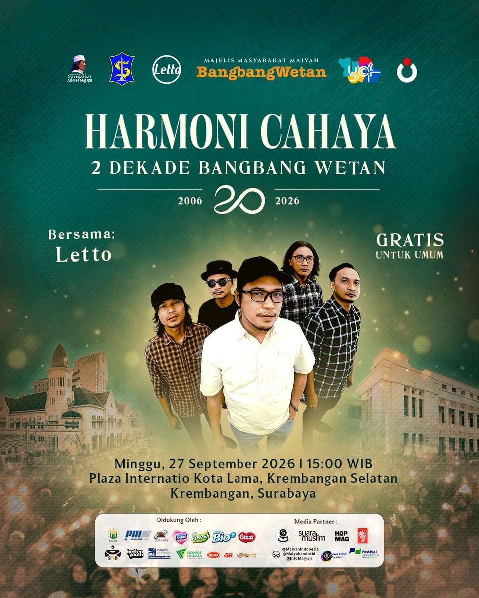 classisme's tweet photo. Yang di Surabaya merapat, malam ini, gratis untuk umum🎵📢 https://t.co/t2lPnUCmYm