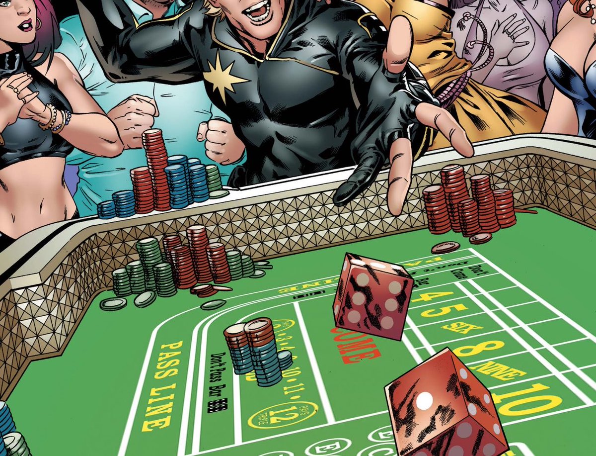 ThreeEyedLuck's tweet photo. [He was at a casino, and just his luck… he was winning…. A lot.]

𝘐 𝘴𝘩𝘰𝘶𝘭𝘥 𝘥𝘰 𝘵𝘩𝘪𝘴 𝘮𝘰𝘳𝘦 𝘰𝘧𝘵𝘦𝘯. https://t.co/ylBsq3pmvy