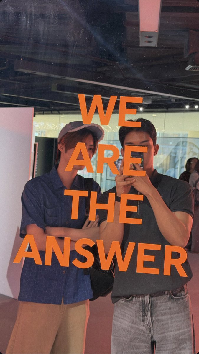 ___qil's tweet photo. “WE ARE THE ANSWER”

จ้าาาาาาาาาาาาาาาาาาาาา

#NETJJ ☆ #netsiraphop #jj_rcp ໒꒱  ༘🖤🥕 https://t.co/QaRJqArpvb