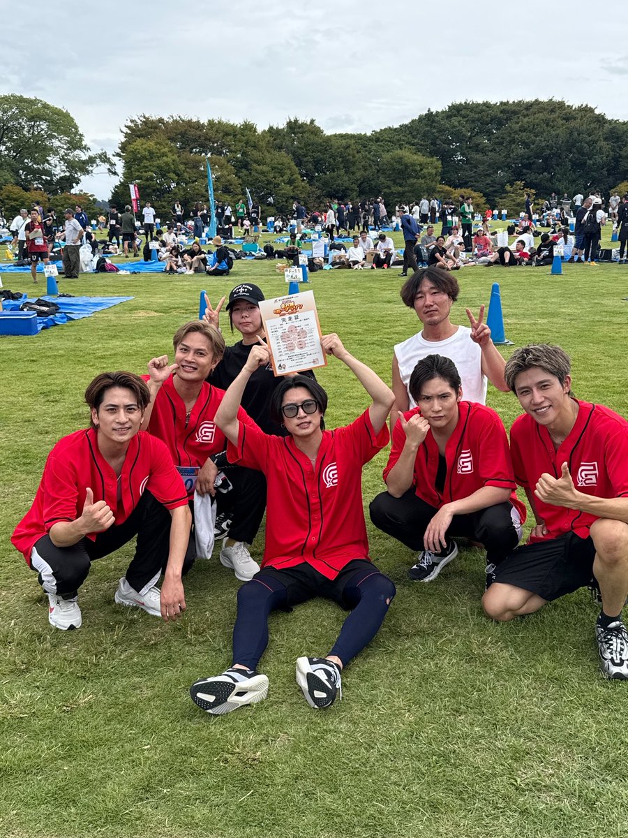 GUM_taka's tweet photo. #金沢城リレーマラソン

今年はチームG.U.Mとして
完走してきましたっ！

来てくれたみんなありがとうなー！！！！
なんかみんなの方が疲れてたの
笑った笑笑 https://t.co/dwadOXvUg3