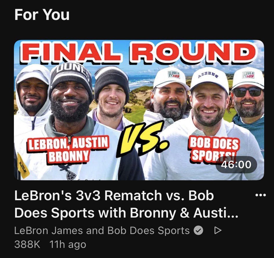 filmandtvjake's tweet photo. Luka not only clears LeBronald at basketball but ALSO as a YouTuber 😭😭 https://t.co/O6IWfMNVv0