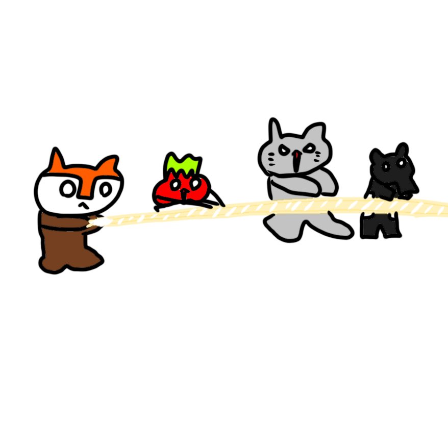resap_tomappi's tweet photo. 綱引き💪

#綱引き #レッサーパンダイラスト #オリキャライラスト #redpandaillustration #tugofwar https://t.co/mtJjN9srlh